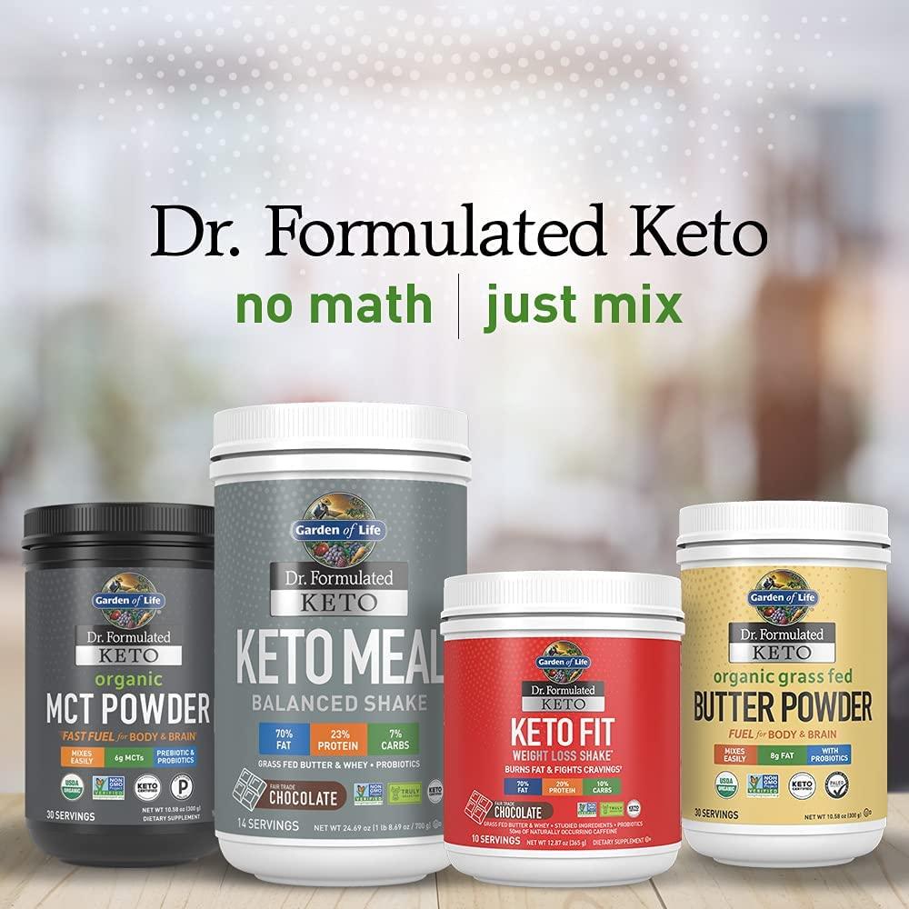 Garden of Life Dr. Formulated Keto Organic Grass Fed Butter Powder, 30