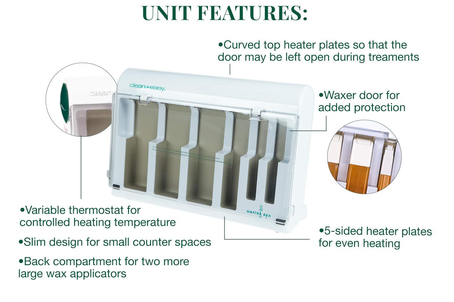 Clean + Easy Waxing Spa Warmer For Wax Cartridges, Hair Removal