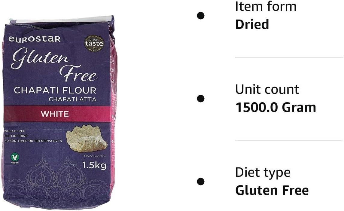 Euro Star Gluten Free Chapati Flour White 1.5 Kg - View #6