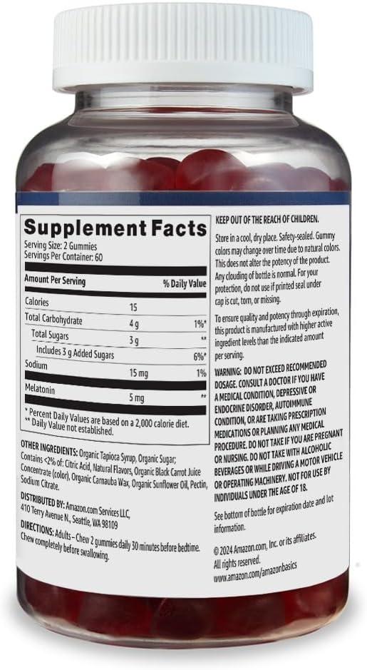 Solimo Melatonin 5mg 120 Gummies - Natural Sleep Support Supplement | Buy Now with Express International Delivery | GoSupps.com Solimo Melatonin 5mg 120 Gummies - Natural Sleep Support Supplement | Buy Now with Express International Delivery | GoSupps.com