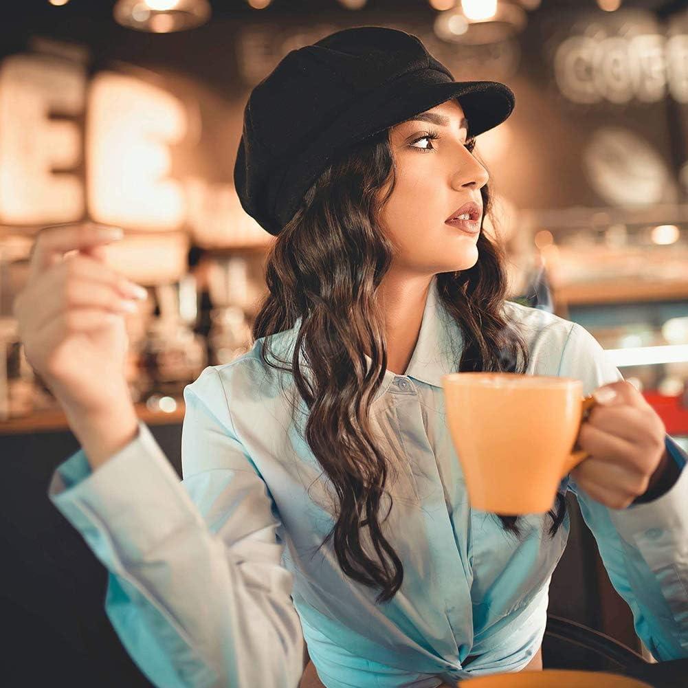 Comhats Women's Newsboy Cap Black Style Medium 67145 Shop