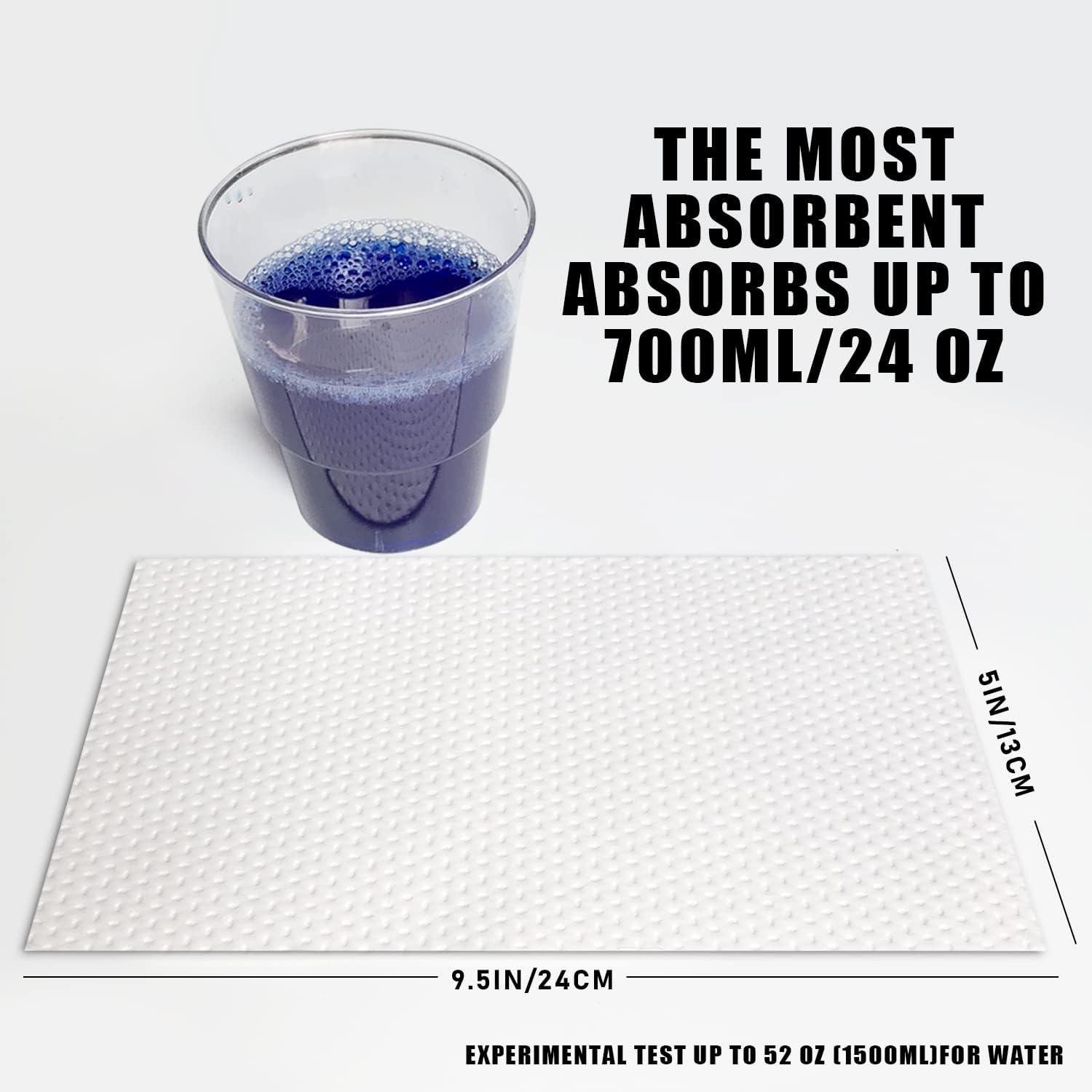 Super Absorbent Pads for Bedside Commode Liners and Bedpan Liners