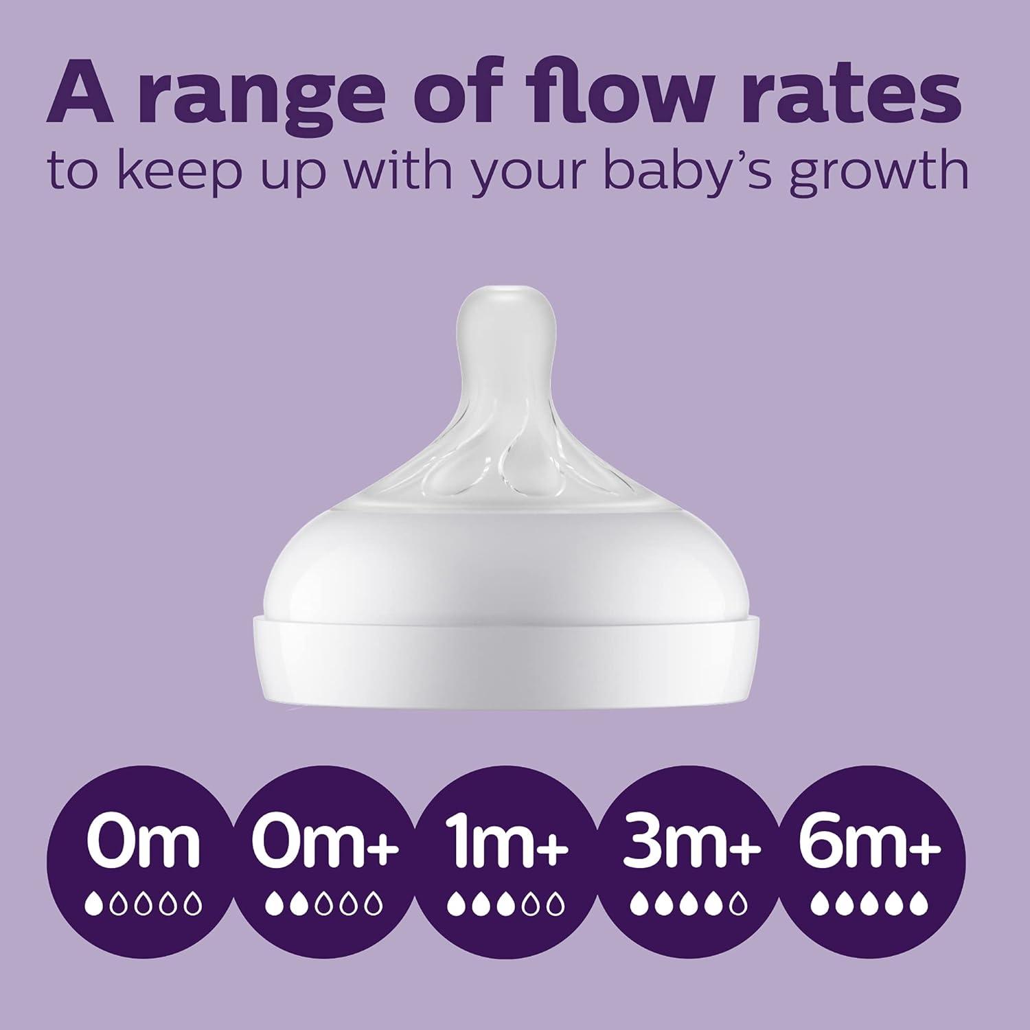 Philips AVENT Glass Natural Baby Bottle with Natural Response
