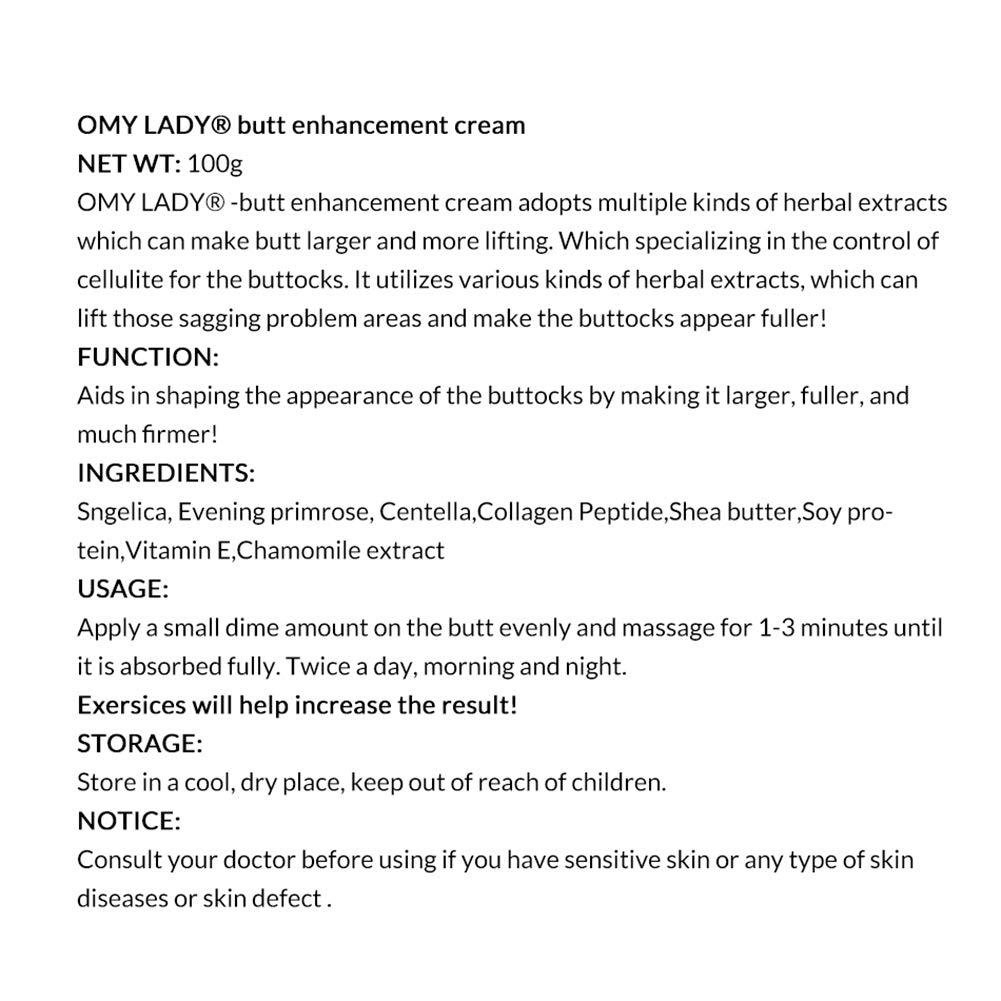 Maikoa Butt Enhancement Cream,Hip up Cream Bigger Buttock Firm Hip Lift Up Massage Cream For