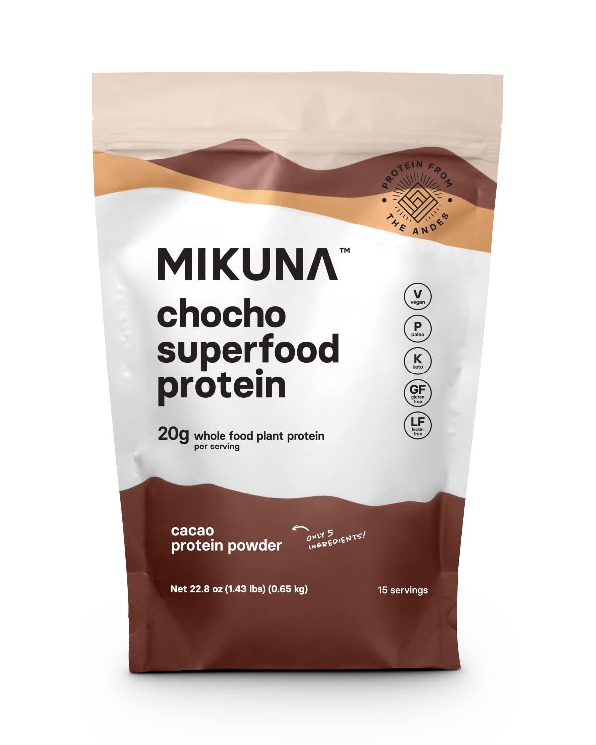 Mikuna Chocho Superfood Protein Powder Vegan, LectinFree, Gluten