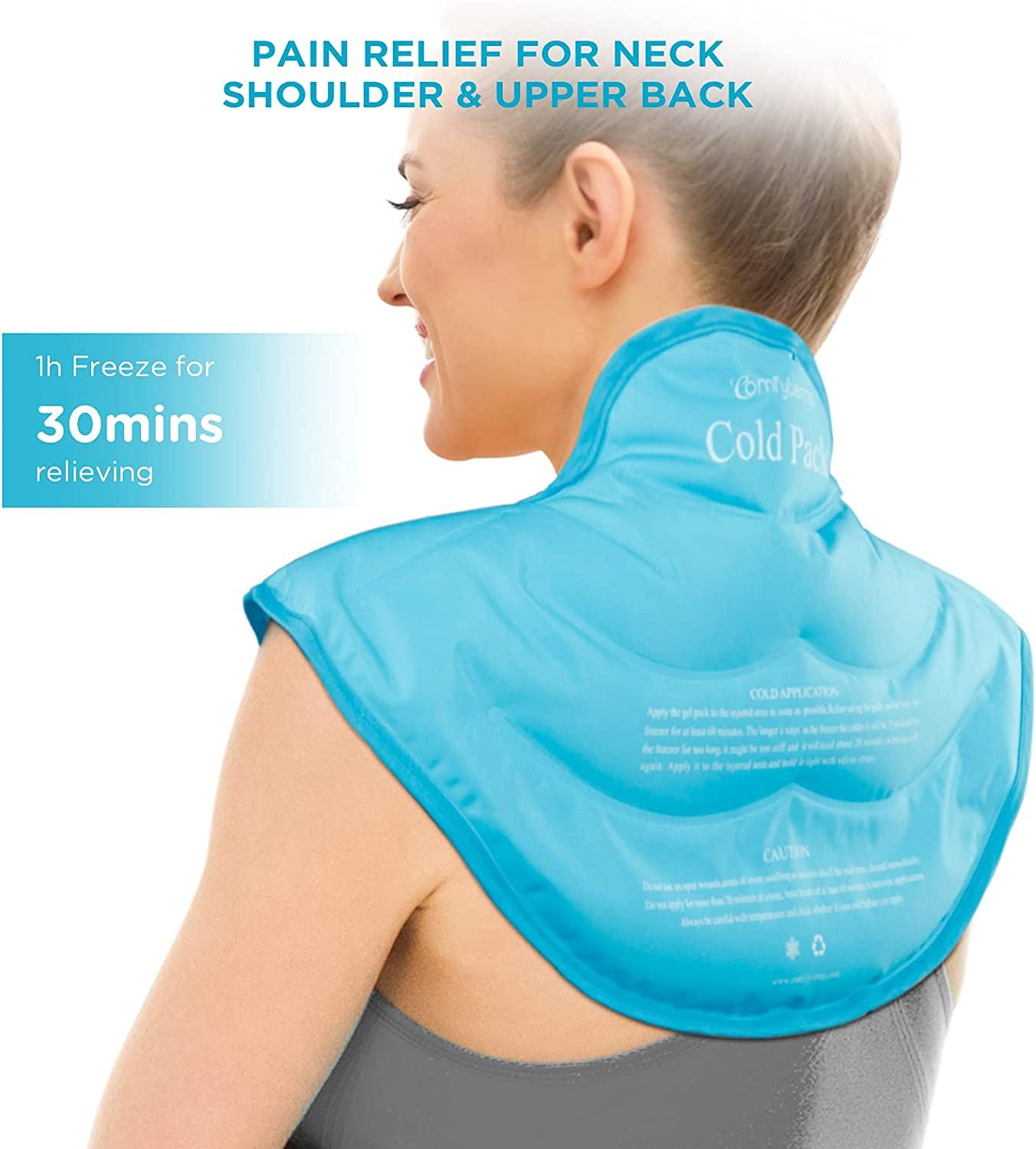 Cold compress for neck clearance