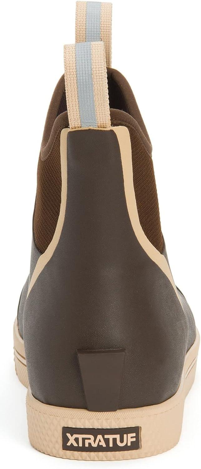 Xtratuf Men's Wheelhouse Ankle Deck Boots 11 Brown Durable and