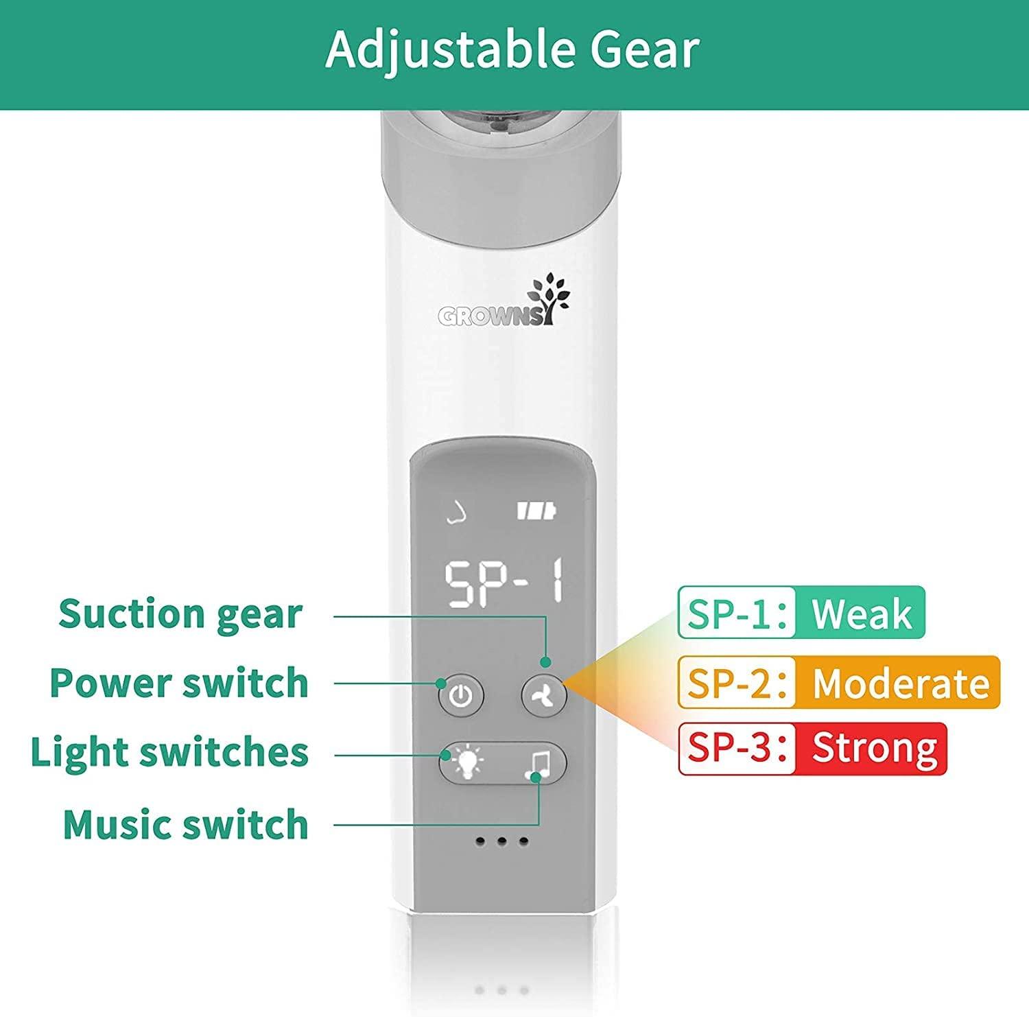 GROWNSY Nasal Aspirator for Baby, Electric Nose Aspirator for Toddler