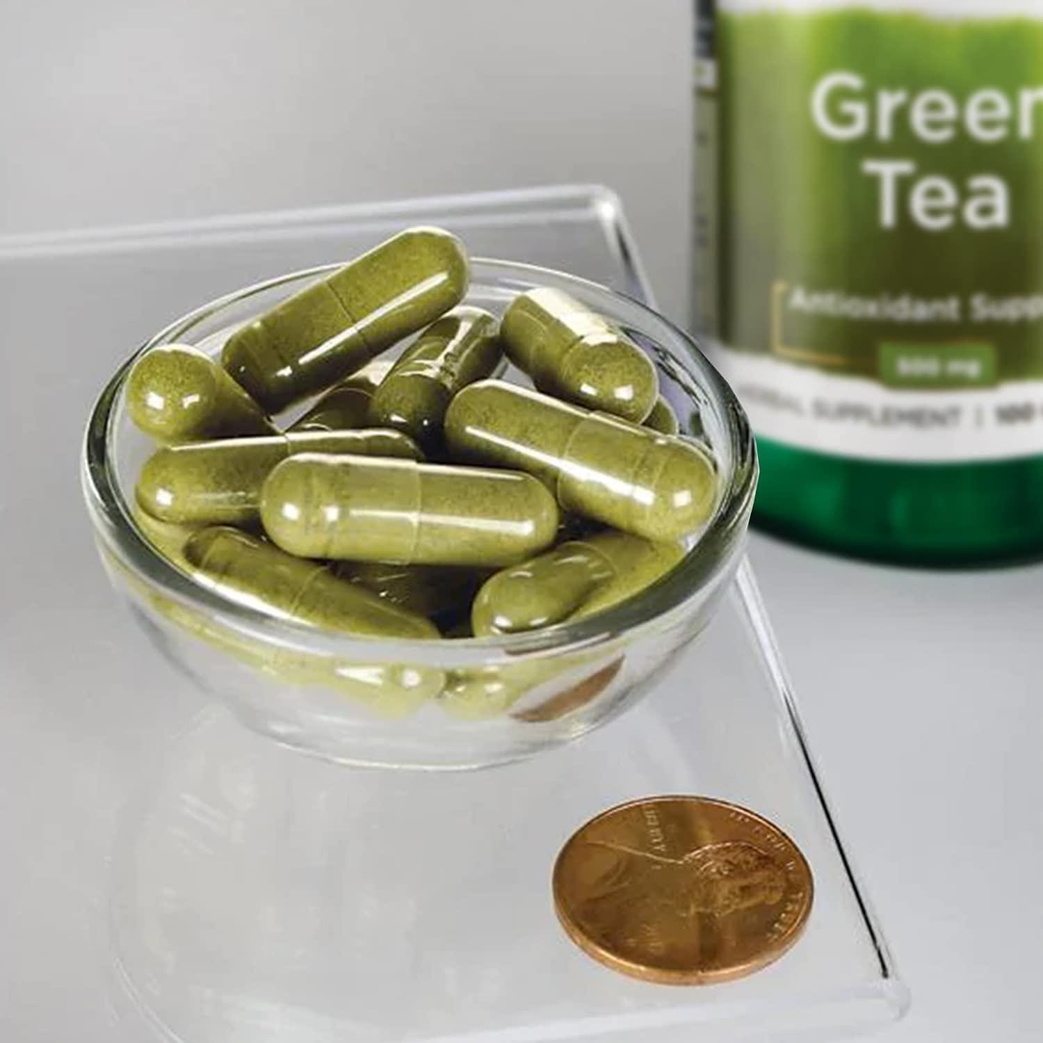 Swanson Green Tea Extract Supplement 500 MG Green Tea Leaf Powder