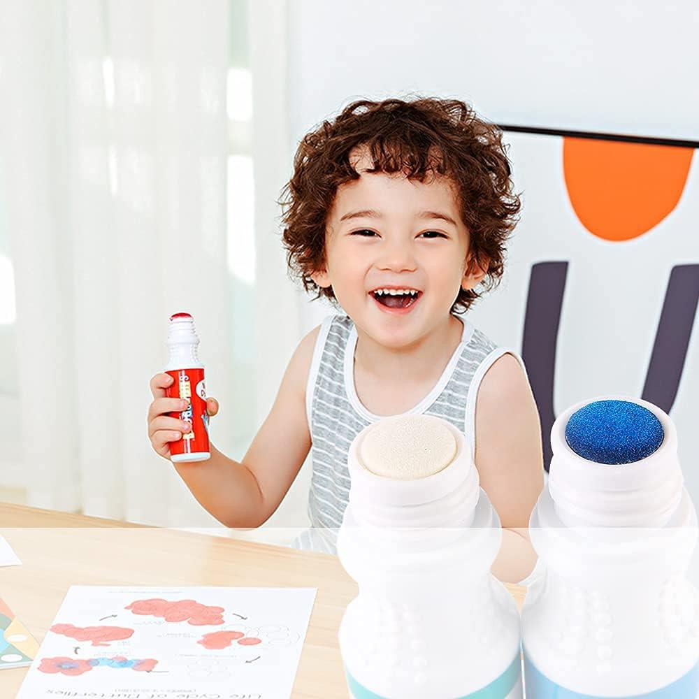 JORNERDN Dot Markers for Toddlers Kids, 8 Colors (Jumbo 60ml / 2