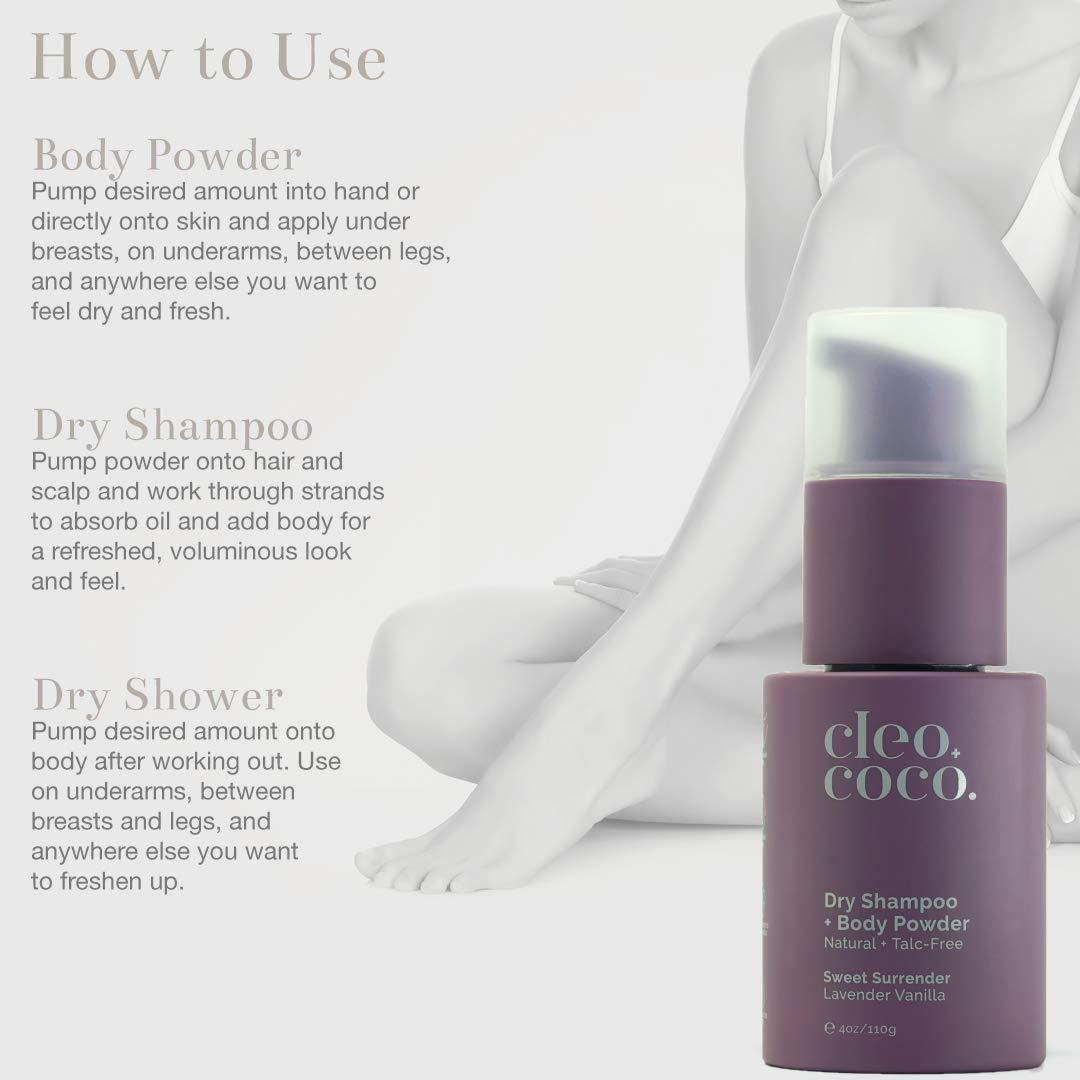 Cleo + Coco Dry Shampoo + Body Powder - Sweet Surrender, Lavender Vanilla  Review 