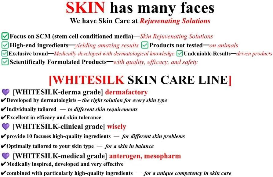 WHITESILK (???????? ) THE SCM 85 (human stem cell) + HGF3000 Therapy  PROFESSIONAL Hair Scalp Serum Promotes Growth and Lessens Hair Loss with  SCM-3D Biomimetic Technology (30ml)
