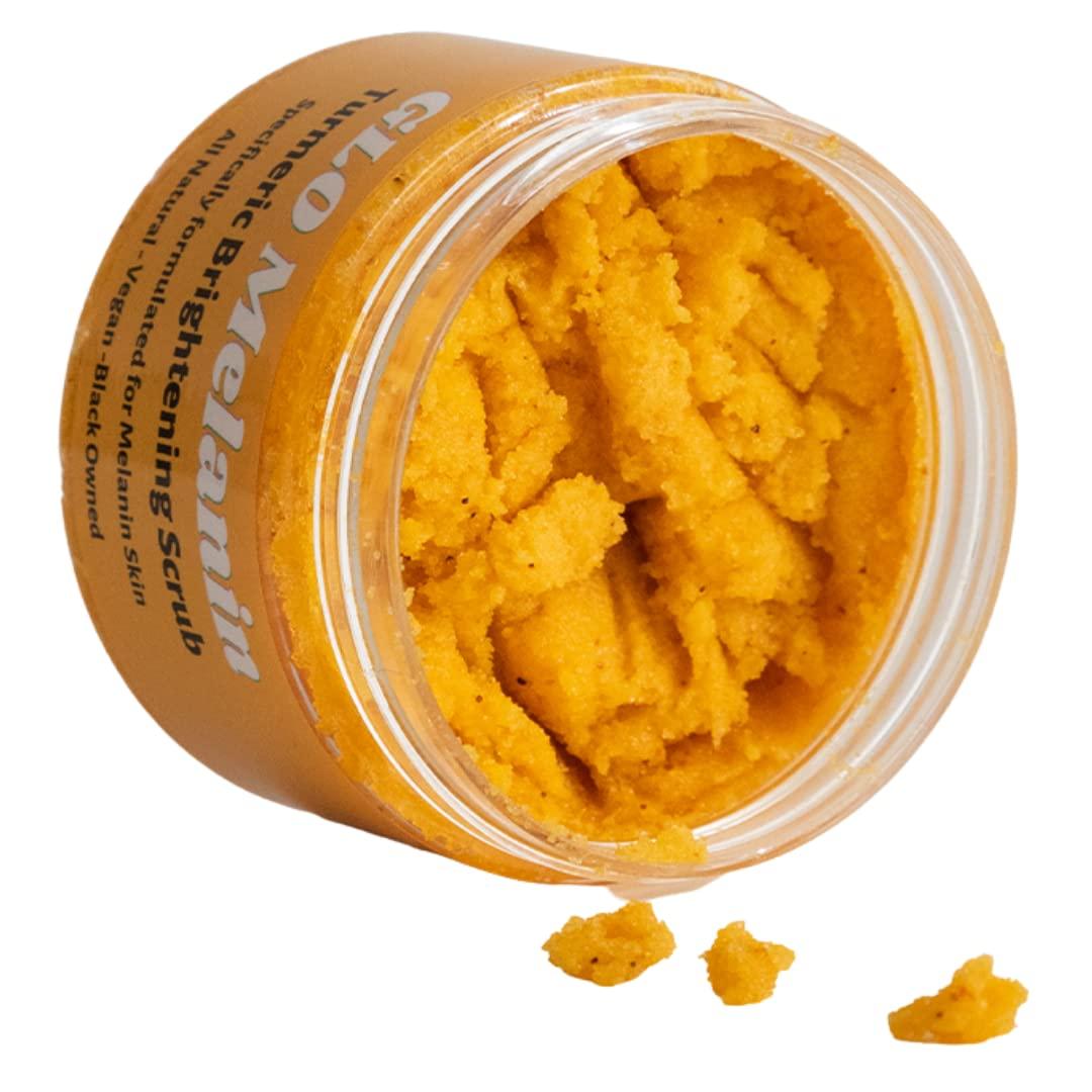 Turmeric Brightening Scrub Body Scrub Exfoliation Sea Salt for Dark