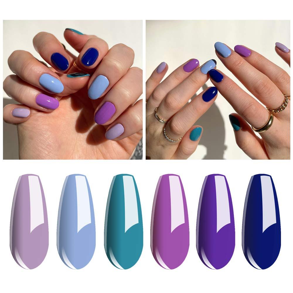 55 Gorgeous Purple Nails to Inspire your Next Nail Design - The Cuddl |  Foil nail designs, Shiny nails designs, Purple nail designs