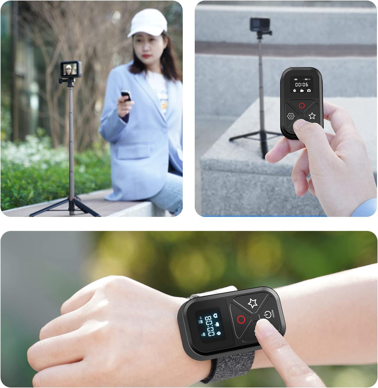 TELESIN Smart Wireless Remote Control for GoPro Hero 11, 10, 9,
