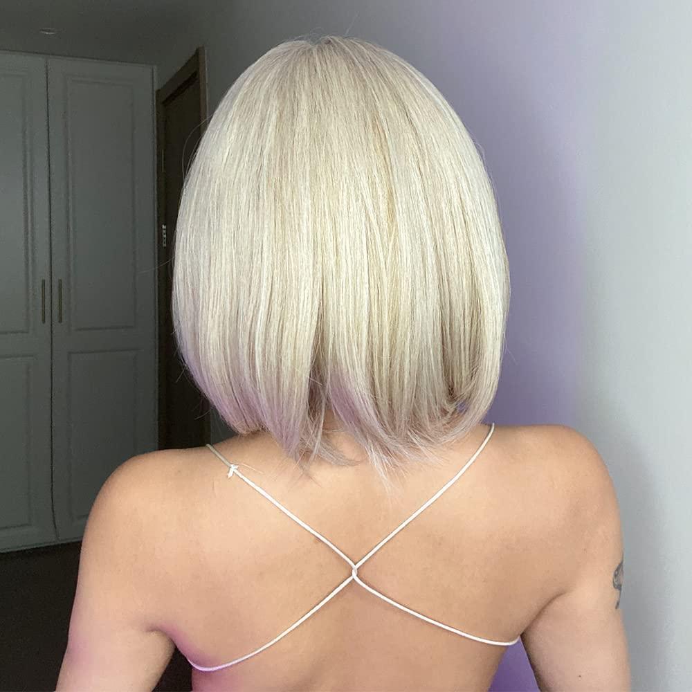 Human Platinum Blonde Bob Wig — Layla Hair | by Hair Layla | Medium