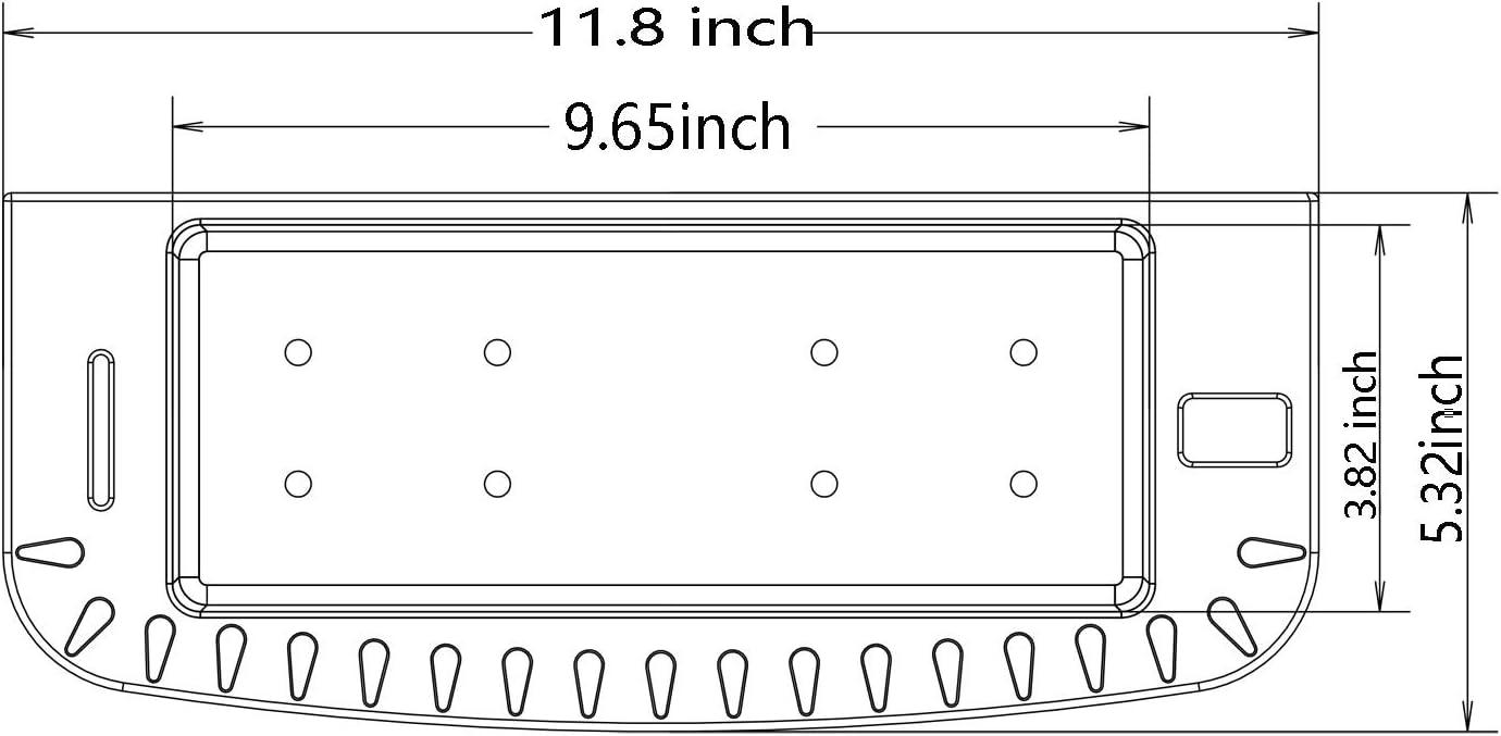 Brocraft Knife and Plier Holder Rig Rack for Lund Sport Track/Lund Boat