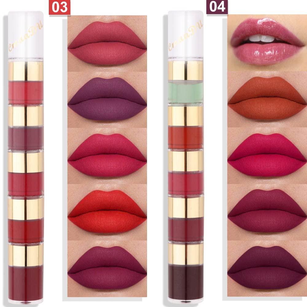 24Hour Matte Liquid Lipstick Set 20 Colors, LongLasting