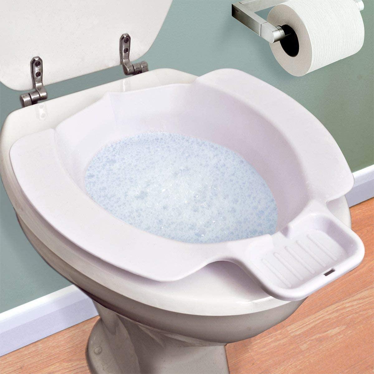 Portable Bidet Toilet Aid Bowl Sitz Bath for OverTheToilet Perineal Soaking High Standard