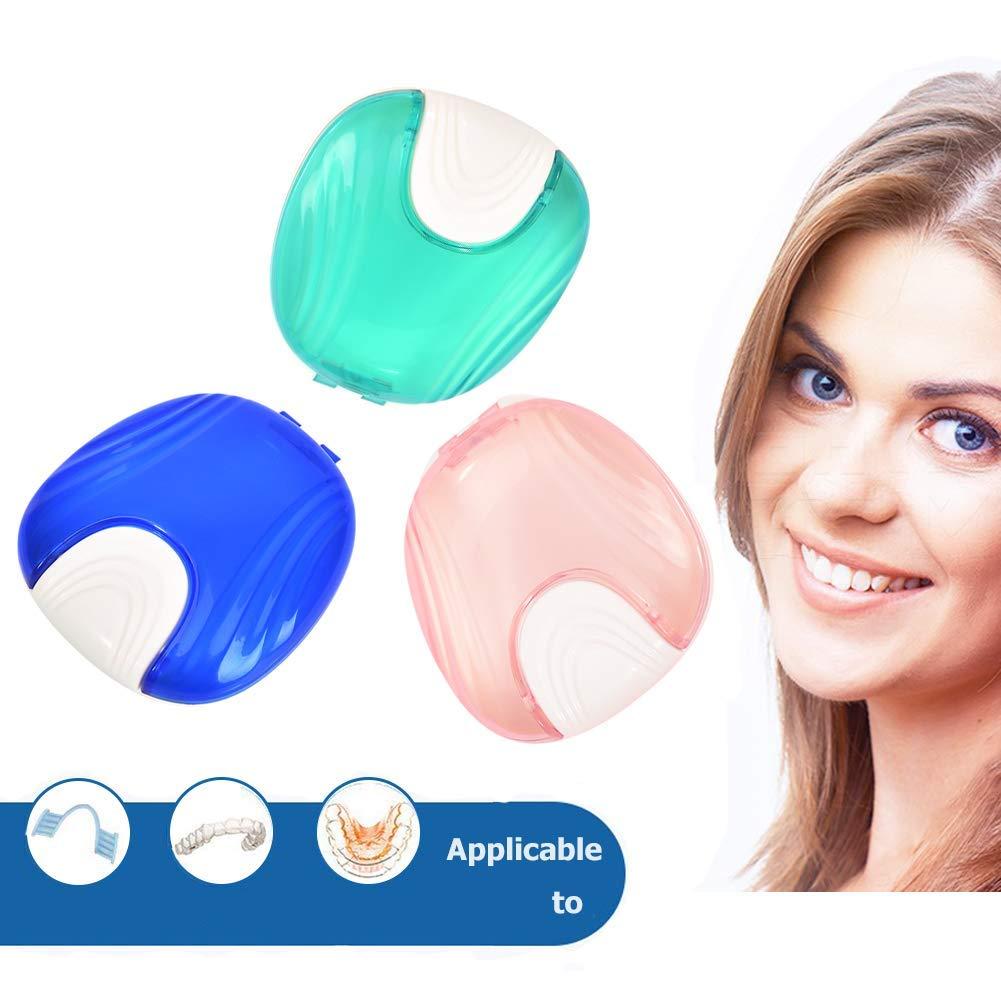 YKelin PresstoOpen Retainer Case Green Partial Denture Box