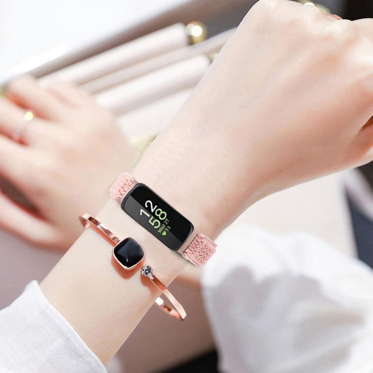 Bracelet nylon Fitbit Inspire 3 (rouge) 