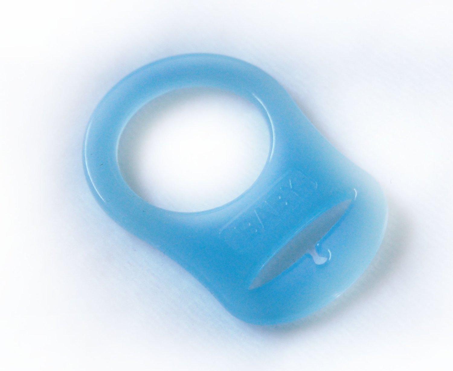 Silicone Pacifier Chain Adapter - Baby Blue (11) | International ...
