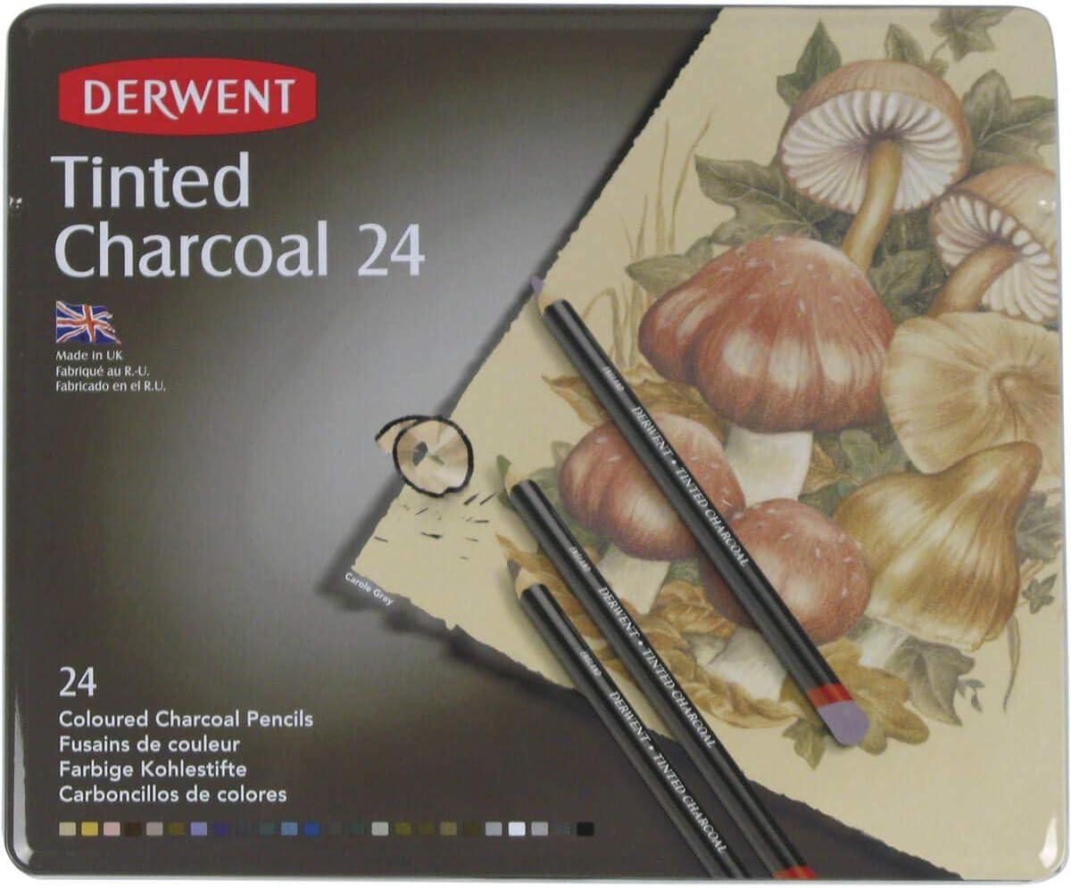 Derwent Tinted Charcoal Pencils, Pencils