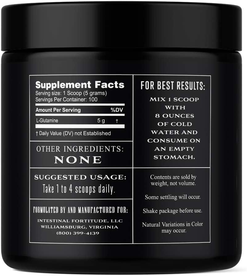 Intestinal Fortitude L Glutamine Powder Allergen Free For Leaky Gut