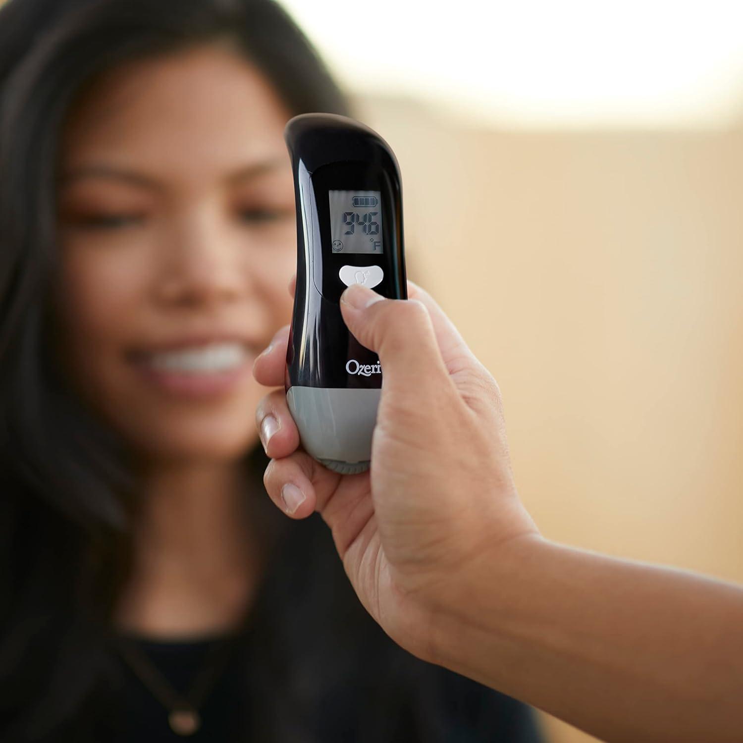 Ozeri NonContact Forehead Thermometer with BatteryFree