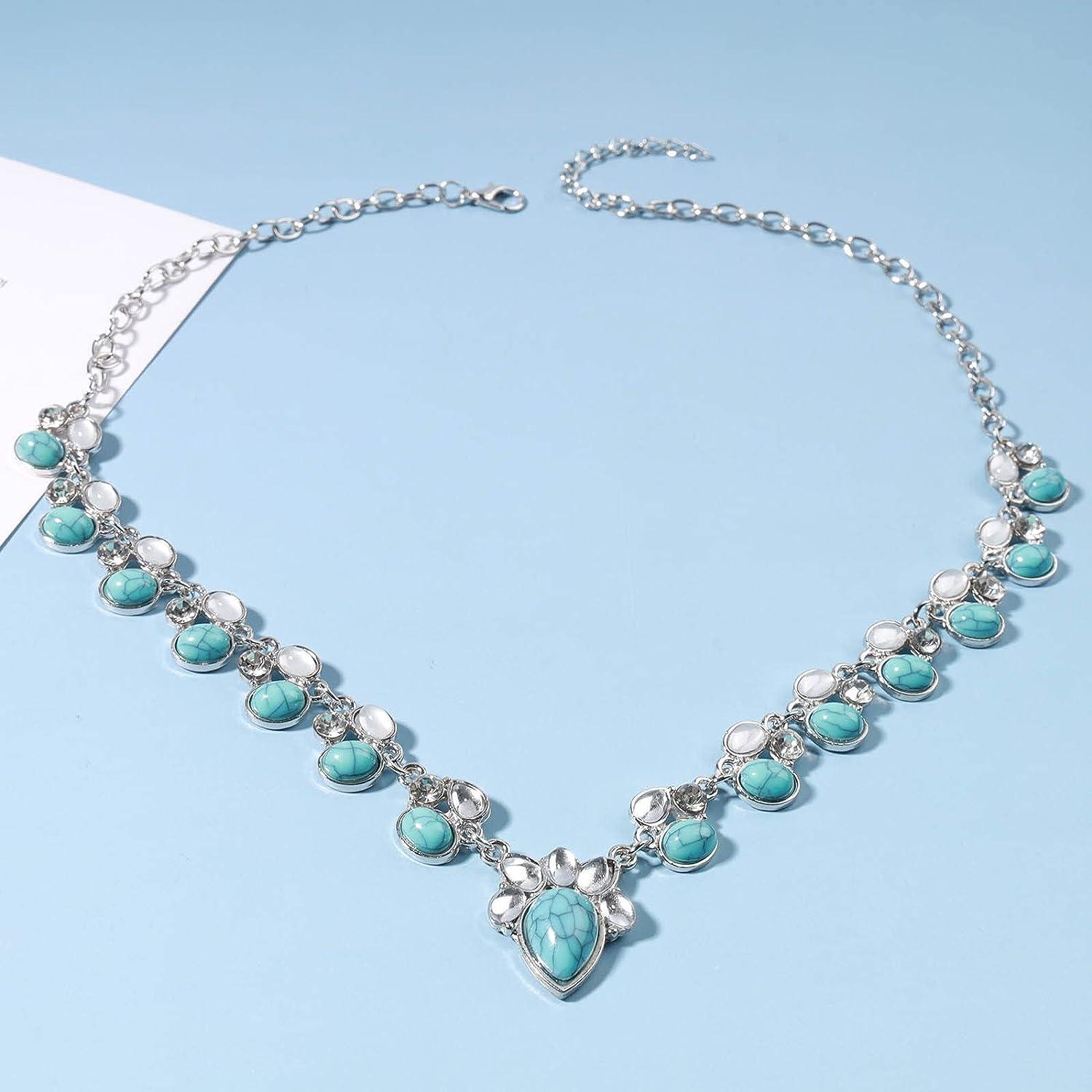 Yheakne ヴィンテージ クリスタル ティアドロップ イヤリング ラインストーン ウェディング ダングルイヤリング シルバー キュービック キュービックジルコニア