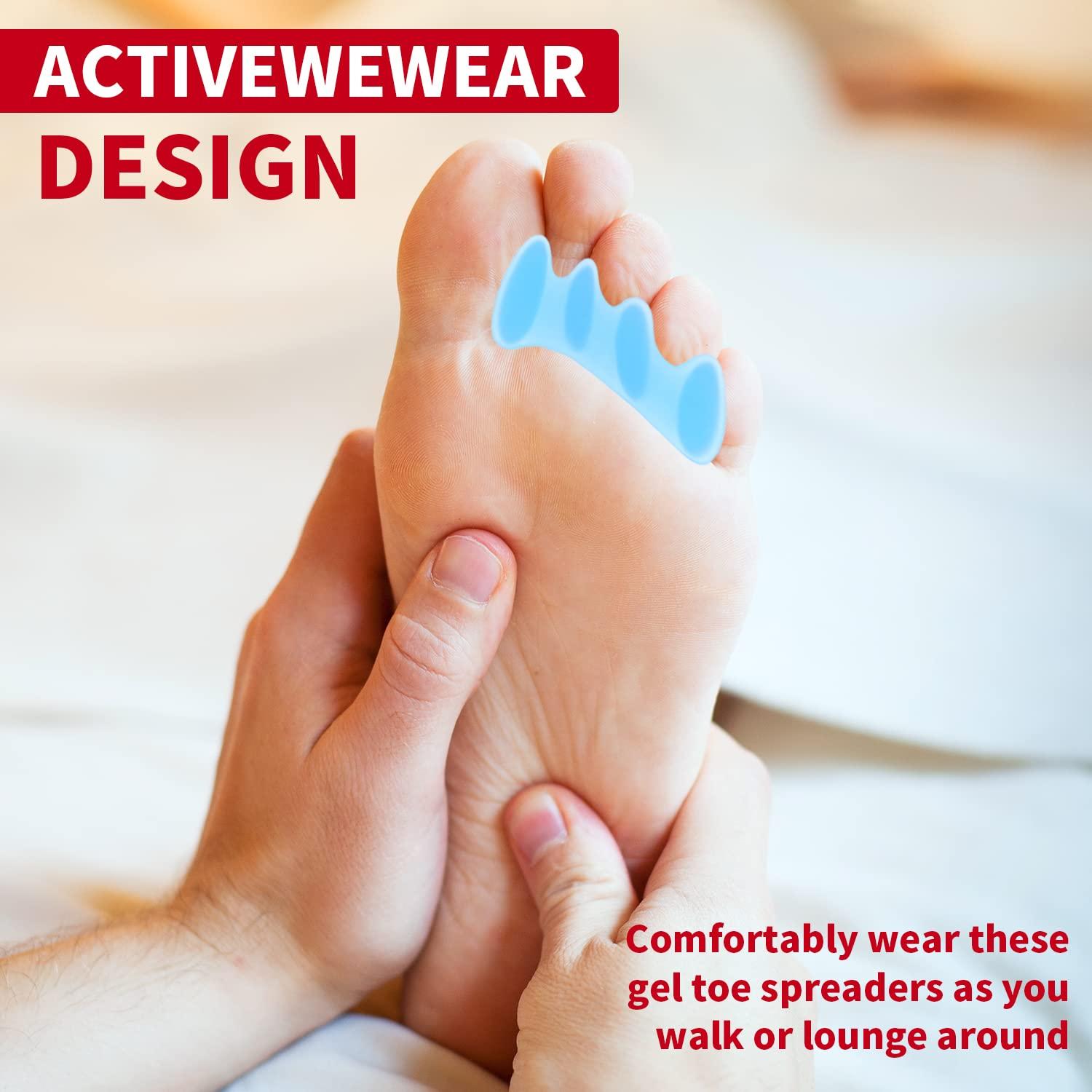 5 Pair Toe Separators to Correct Your Toes Support Foot Fitness and