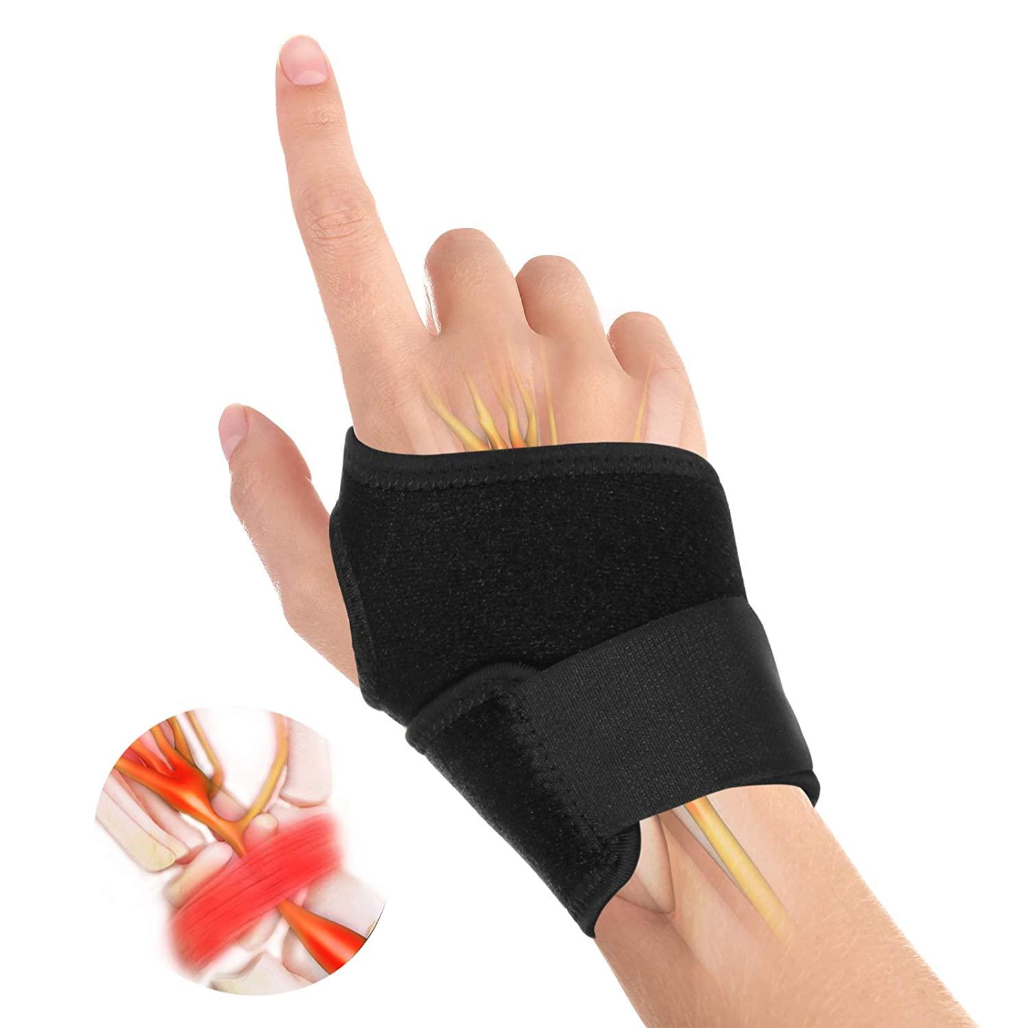 Carpal Tunnel Wrist Brace for Work Men Adjustable Wrist Support for