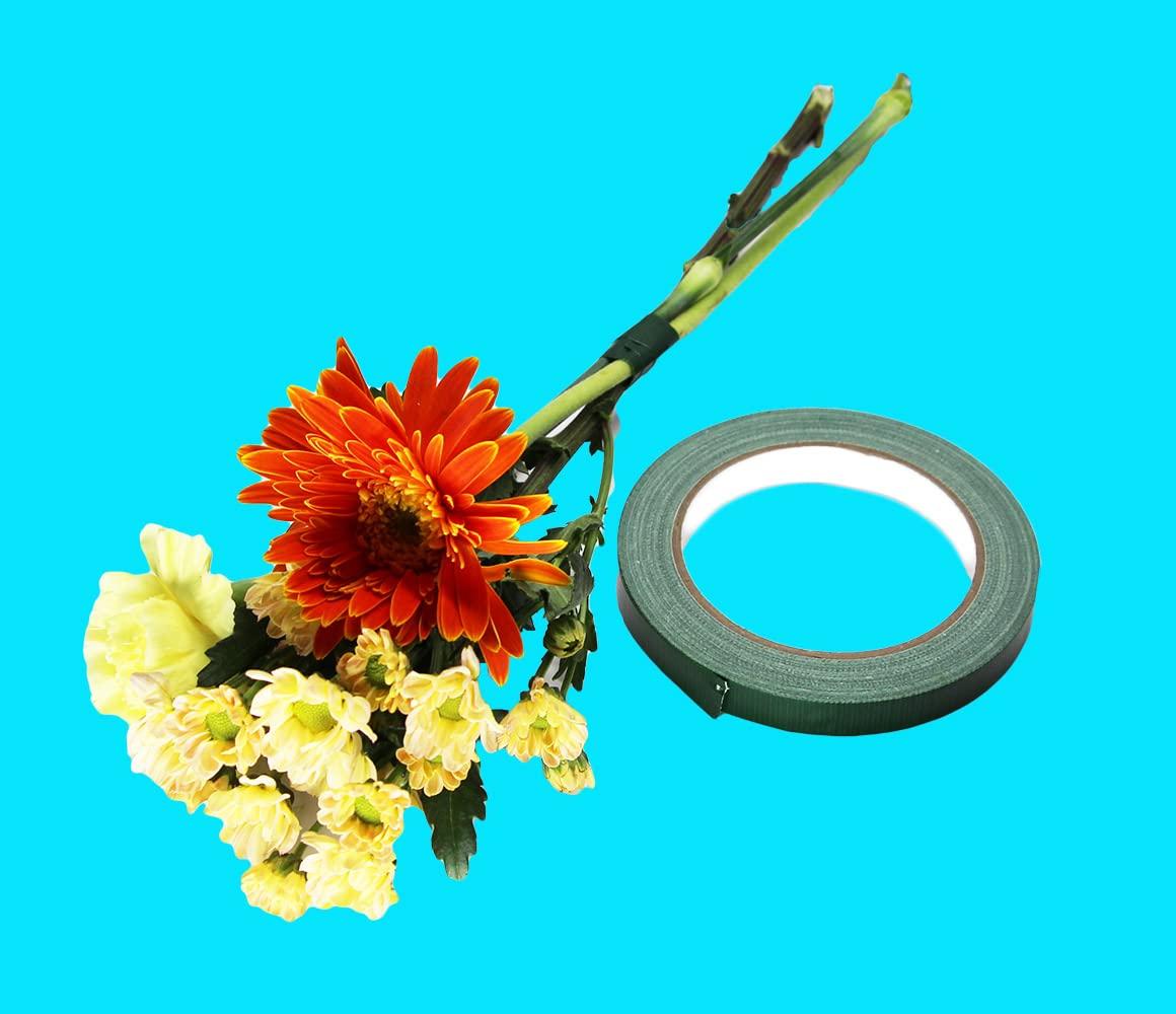 TIAMALL 3 Rolls Waterproof Floral Tape Flower Tape for Bouquet Stem