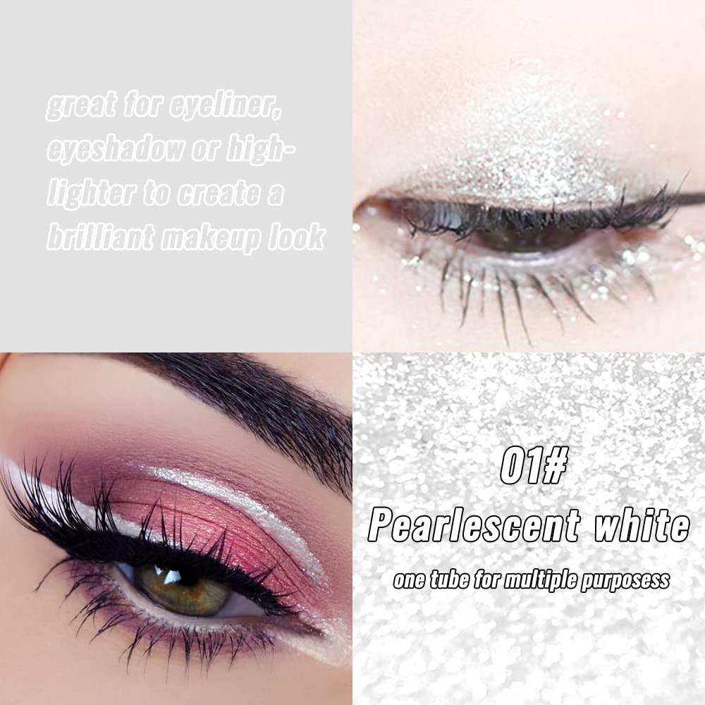 Jutqut Liquid Glitter Eyeliner - Metallic Eye Liner & Eyeshadow