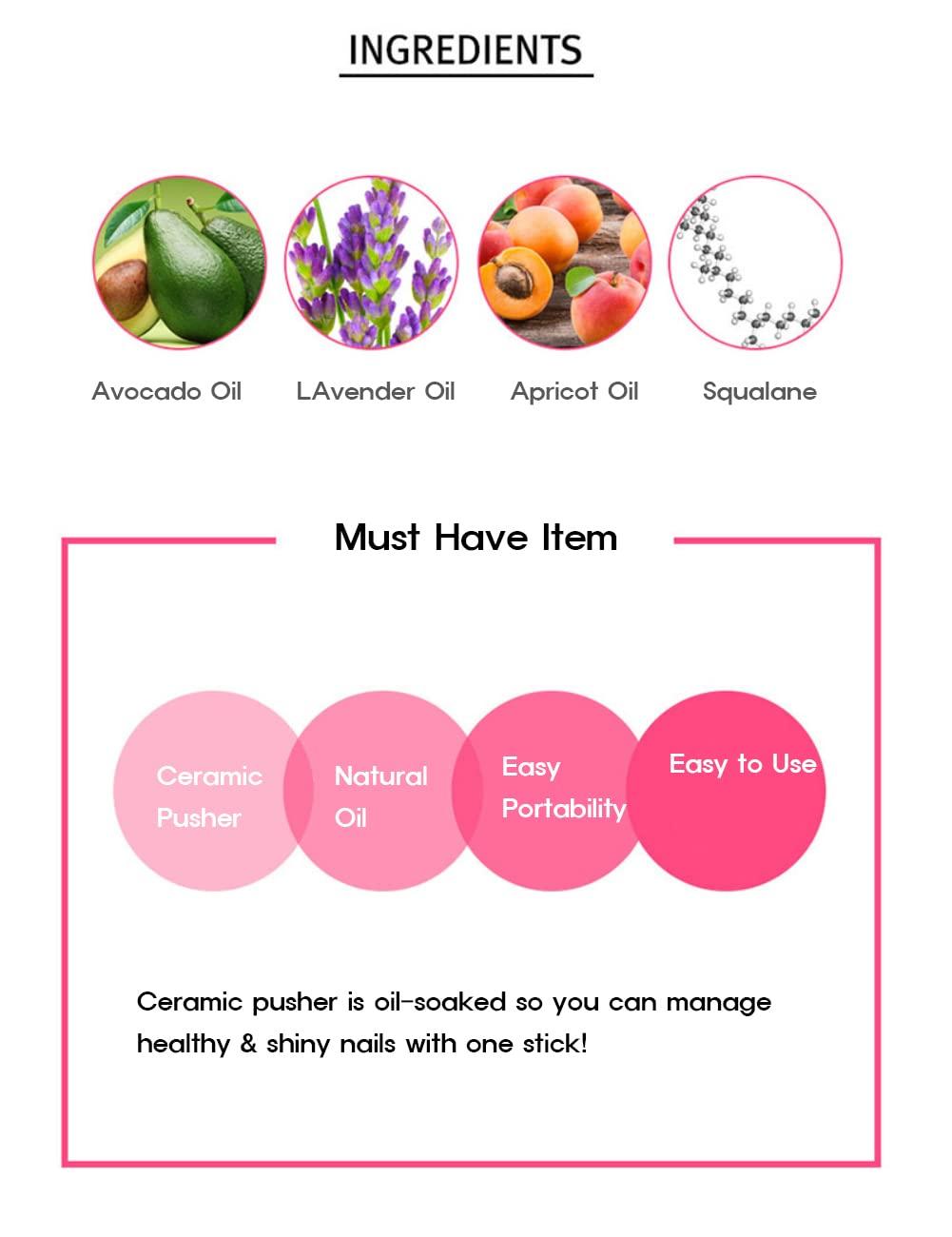 Miracle Finger Toe Nail Cuticle Remover Oil Pusher Cleaner