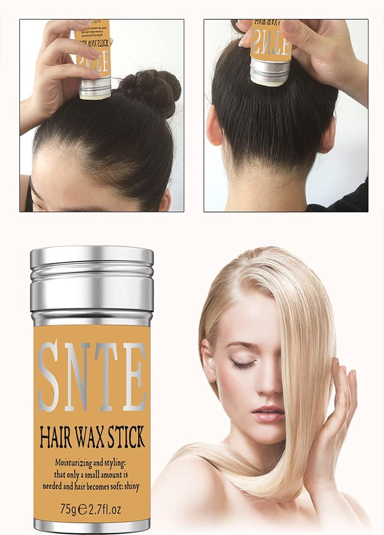 Hair Wax Stick, Wax Stick for Hair Wigs Edge Control Slick Stick Hair Pomade  Stick Non-greasy Styling Wax for Fly Away & Edge Frizz Hair  Oz by  Samnyte  Ounce (Pack