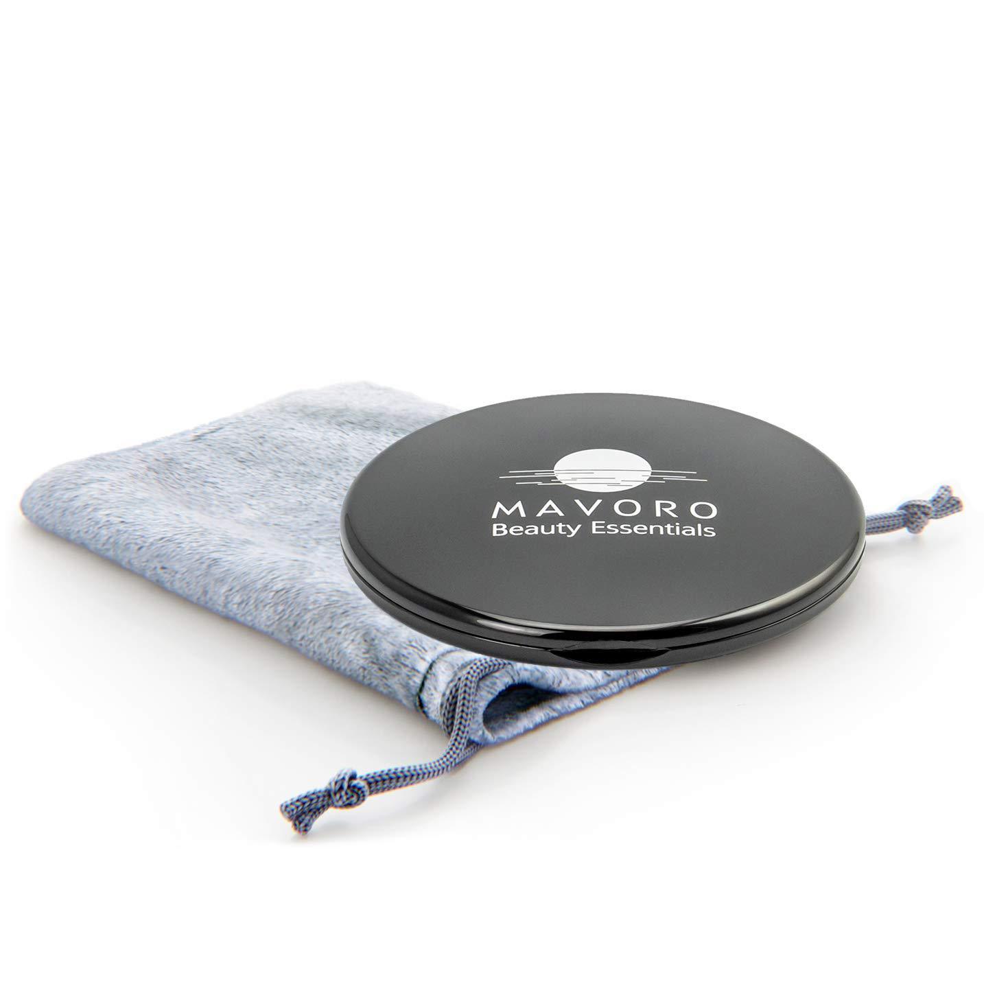 Magnifying Compact Mirror for Purses, 1x/10x Magnification Double Sided