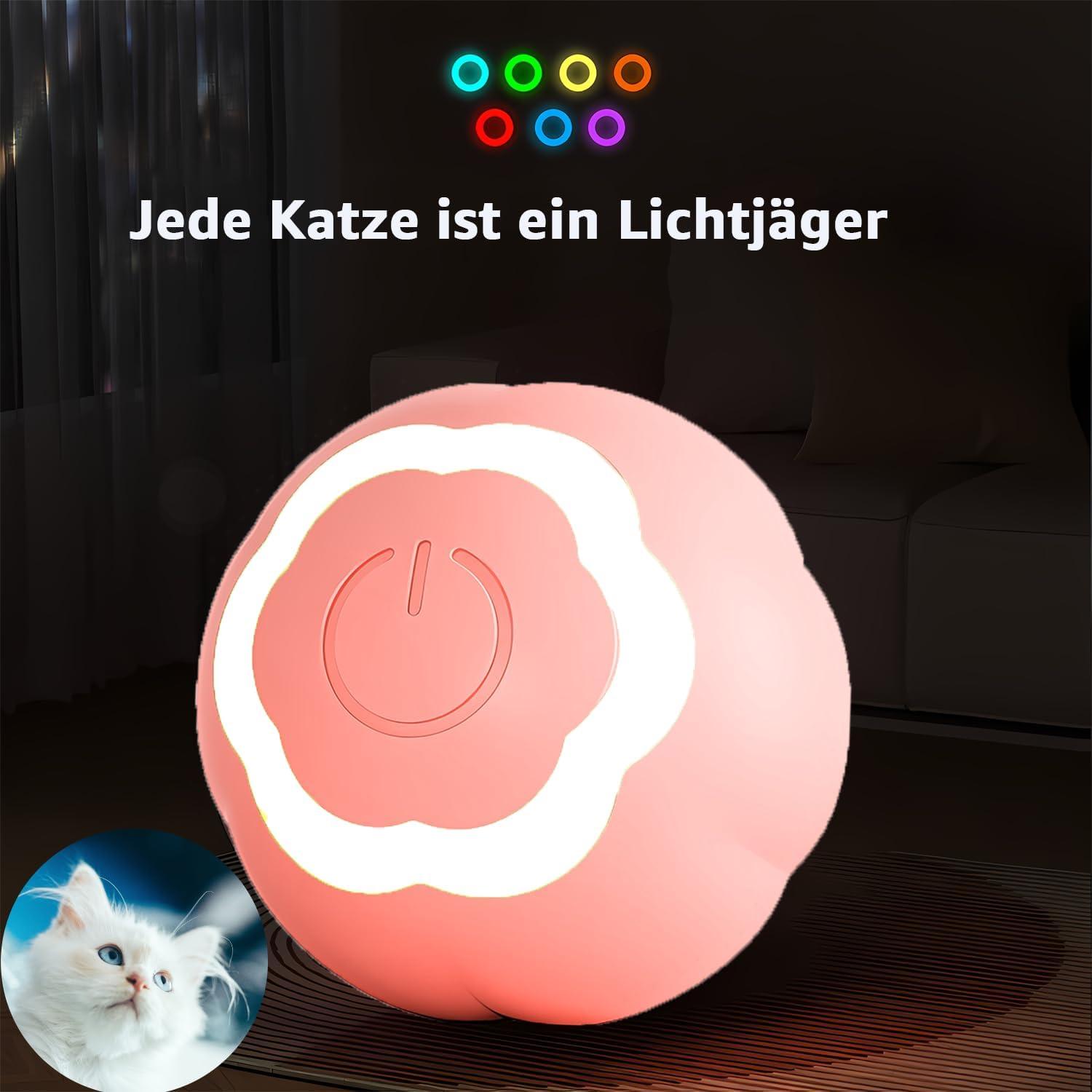 Peticularz Self-Employment Electric Powerball 2.0 - Interactive Cat Toy in  Pink with Petals | Buy Now with Express International Delivery | GoSupps.com