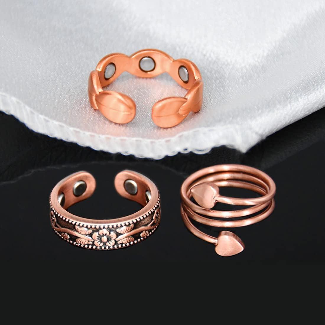 Copper Ring CR105 - Size 8 - 1 inch long. -CR105-8
