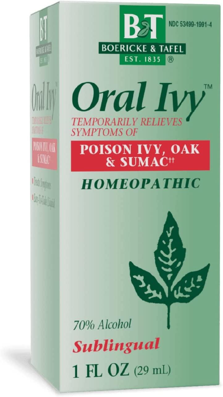 B&T Oral Ivy Relieves Symptoms of Poison Ivy, Oak & Sumac Homeopathic 1