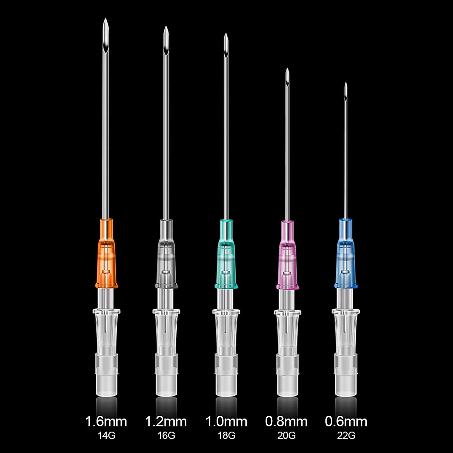 Catheter Piercing Needles Combofix 6pcs 14G Gauge IV Catheter Needles 