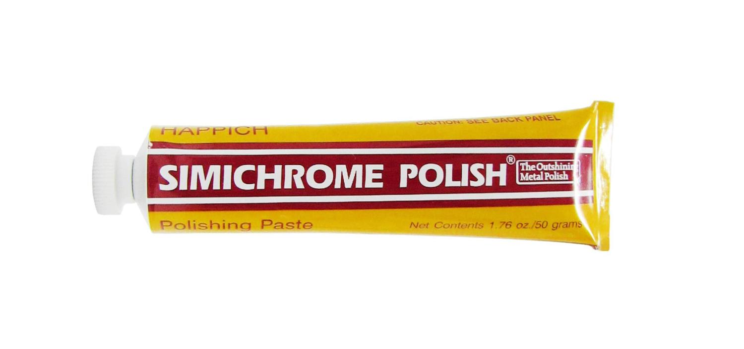 Simichrome Polish 1.76 Ounce Tube Paste Metals Chrome Silver