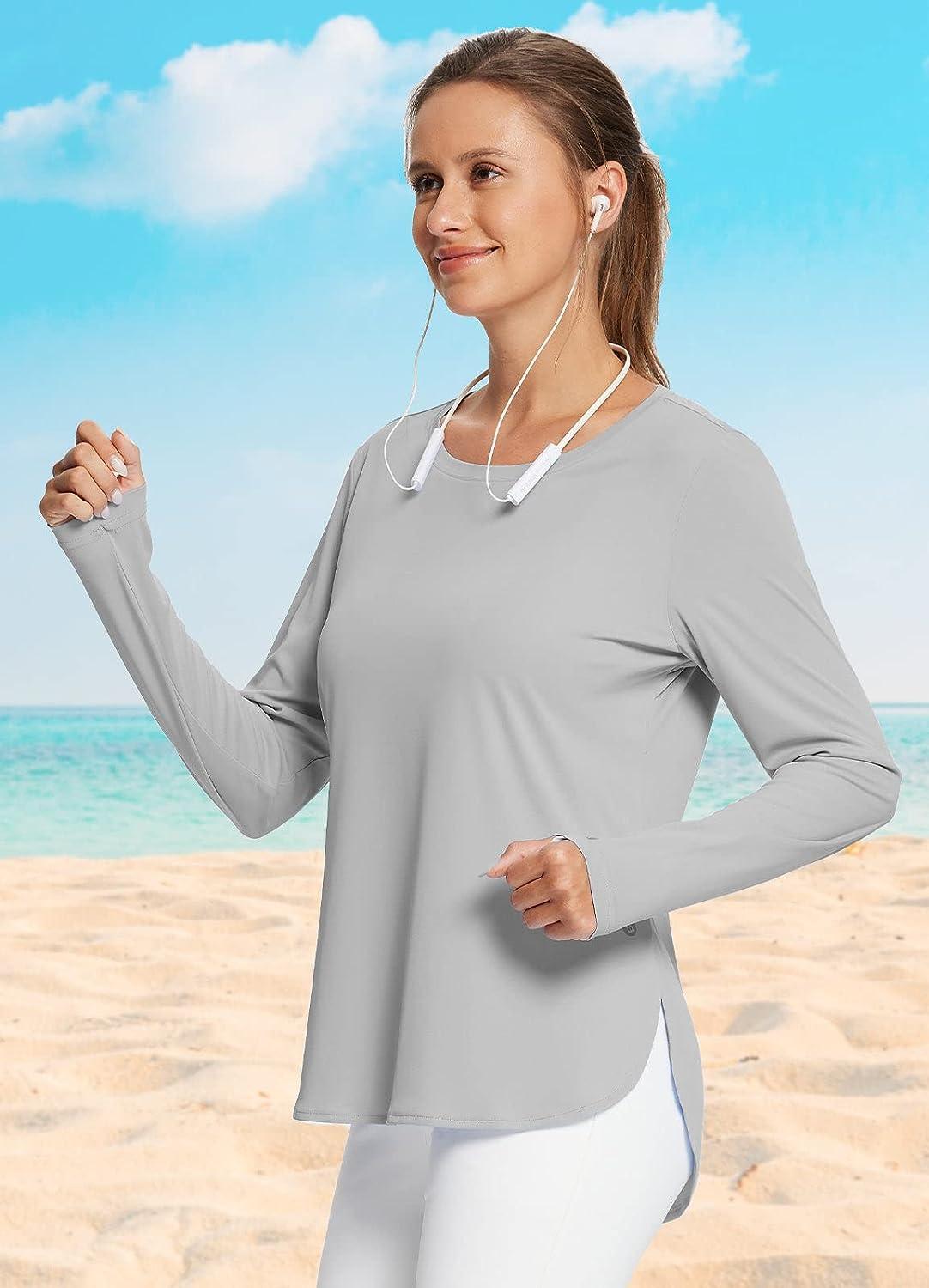 BALEAF Womens Shirts Long Sleeve Tops UPF 50+ Sun Protection