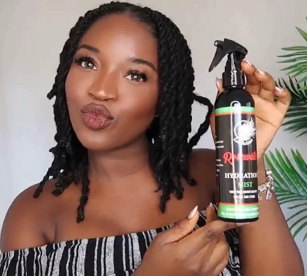 Loclicious Rosewater Hydration Mist Spray for Dreads, Locs, Braids