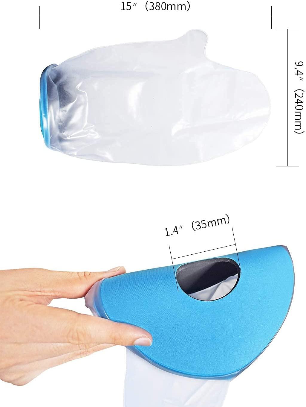 Weciygg Waterproof Hand Cast Cover for Shower-Reusable Adult Wrist