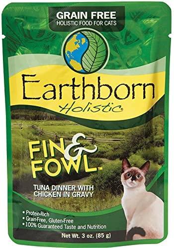 Earthborn Holistic Grain Free Wet Cat Food Pouches 6 Flavors 3