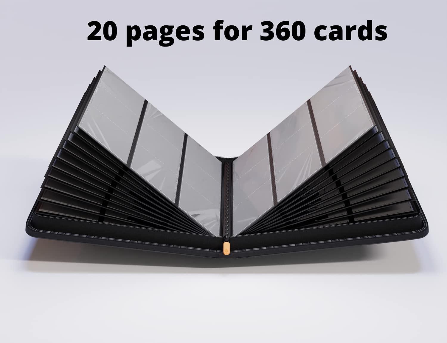 Card Guardian 9-Pocket Premium Zipper Binder for 360 Cards - Side Loading Pockets for TCG Games (Black) | Buy Now with Express International Delivery | GoSupps.com Card Guardian 9-Pocket Premium Zipper Binder for 360 Cards - Side Loading Pockets for TCG Games (Black) | Buy Now with Express International Delivery | GoSupps.com