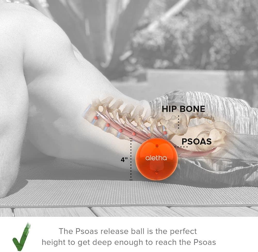 Aletha Hip Flexor Release Ball Massage Ball for Pain Relief