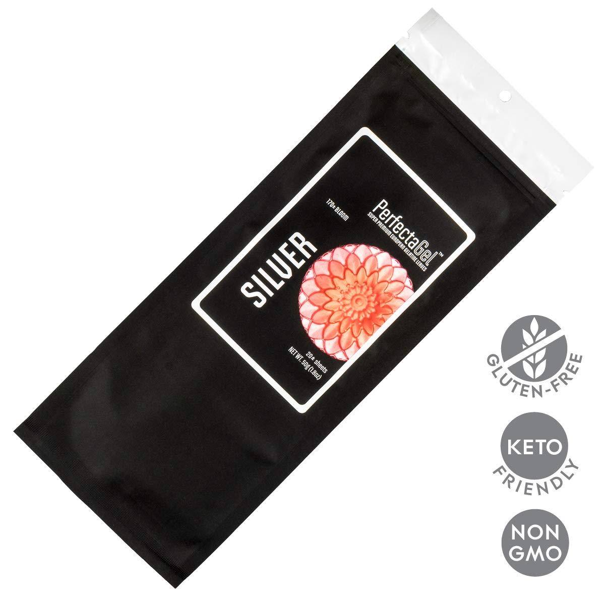 PerfectaGel Silver Gelatin Sheets (170 Bloom) 20 Sheets