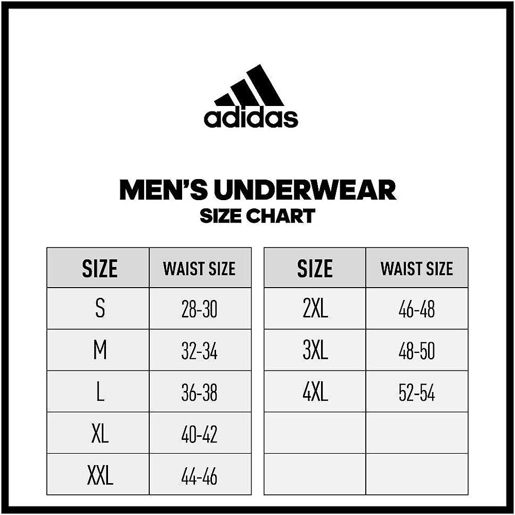 adidas Men's Sport Performance Midway Underwear (2-Pack) Small